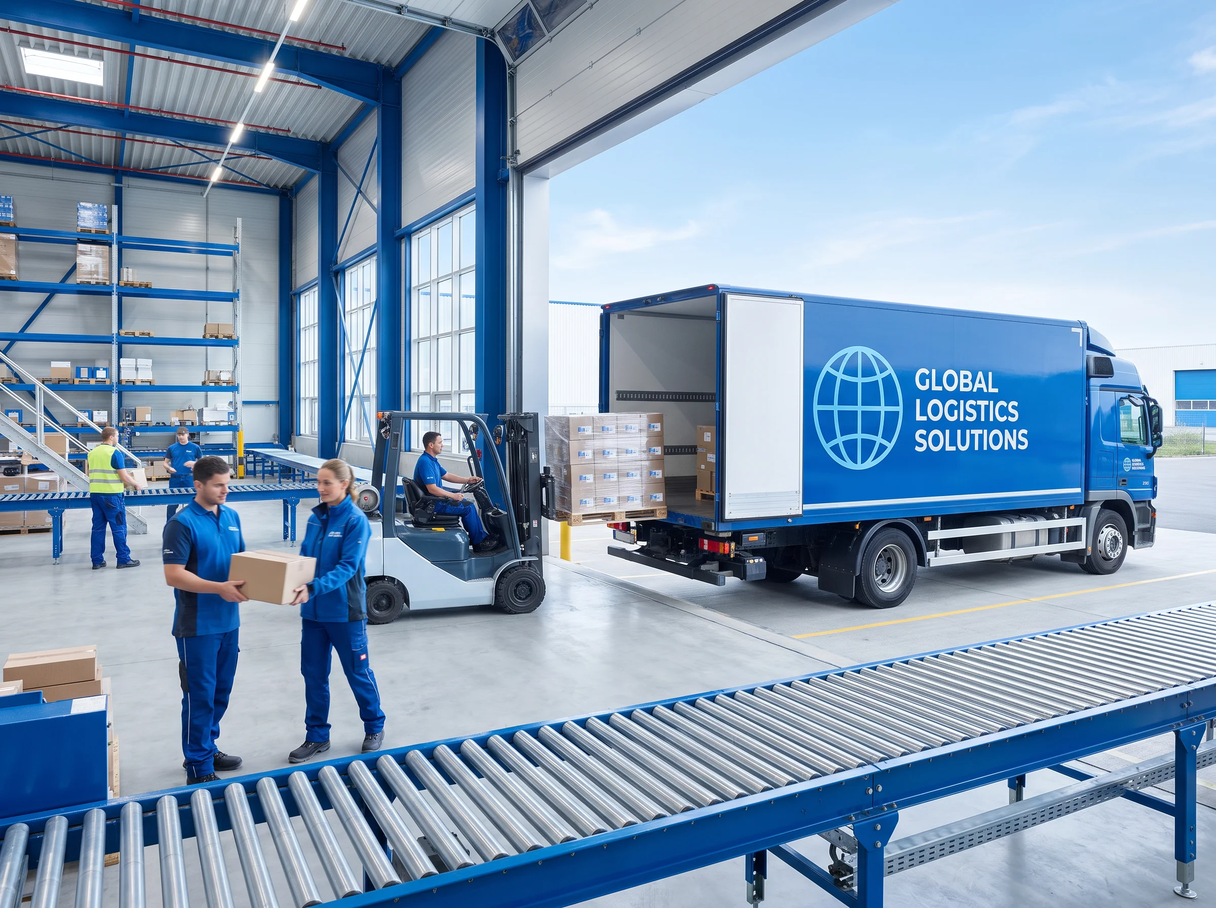 Operação logística e entrega de cargas Vidal Express